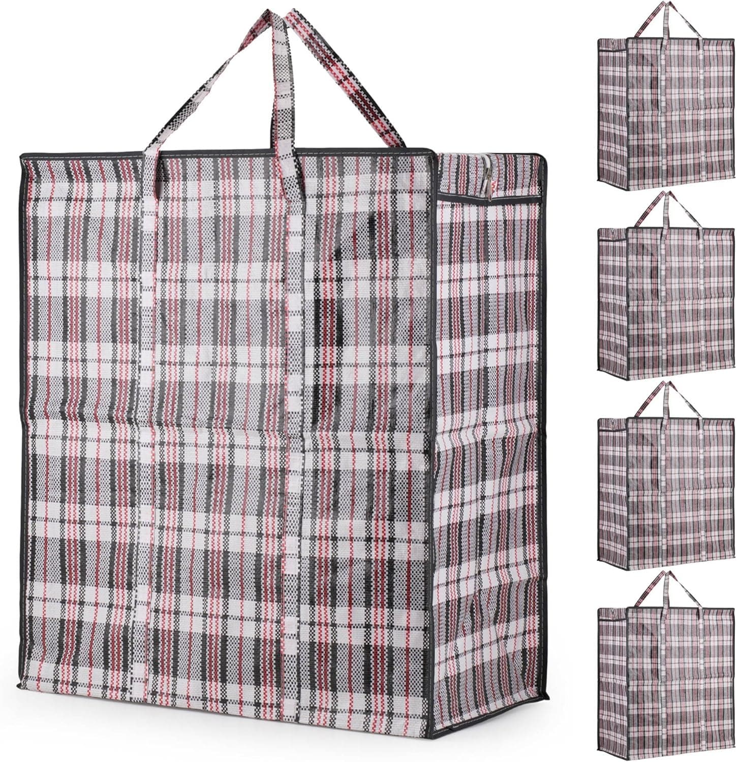 Lot de 5 Sacs de Rangement XXL 107L (55x30x65 cm) – Sacs de Transport et Stockage Robustes avec Poignées : Amazon.fr: Cuisine et Maison